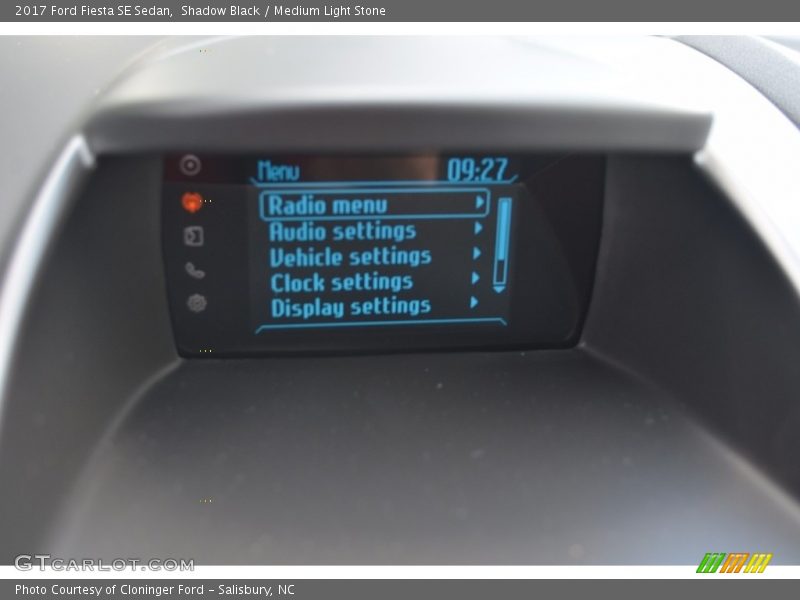 Shadow Black / Medium Light Stone 2017 Ford Fiesta SE Sedan