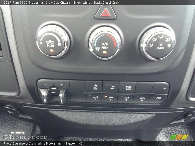 Bright White / Black/Diesel Gray 2017 Ram 5500 Tradesman Crew Cab Chassis