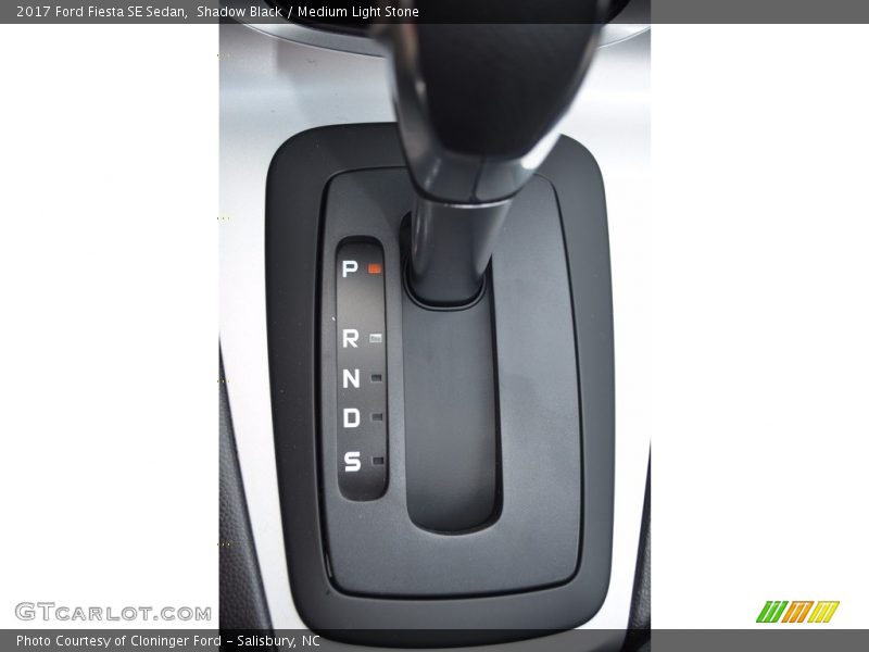 Shadow Black / Medium Light Stone 2017 Ford Fiesta SE Sedan