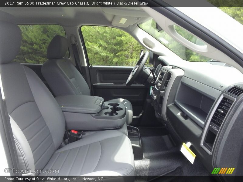 Bright White / Black/Diesel Gray 2017 Ram 5500 Tradesman Crew Cab Chassis