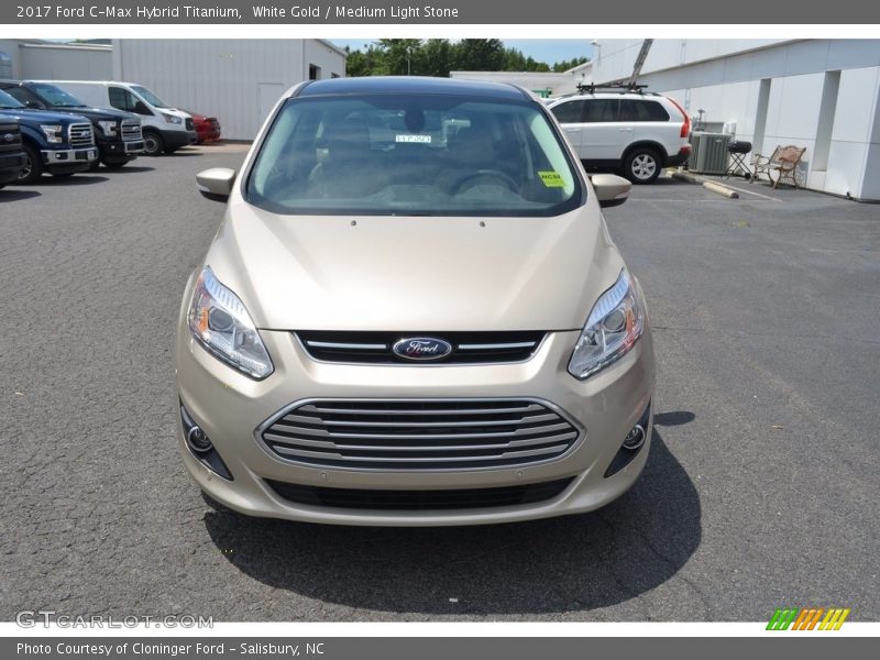 White Gold / Medium Light Stone 2017 Ford C-Max Hybrid Titanium