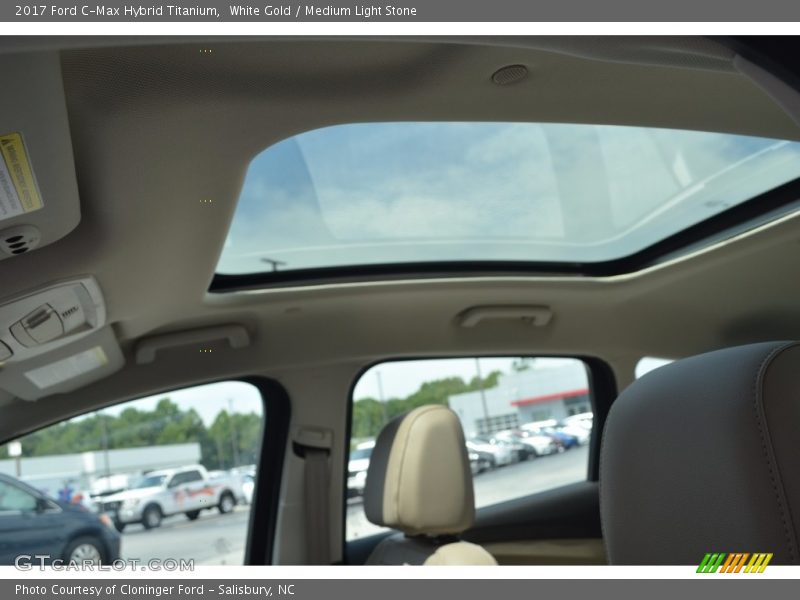 White Gold / Medium Light Stone 2017 Ford C-Max Hybrid Titanium