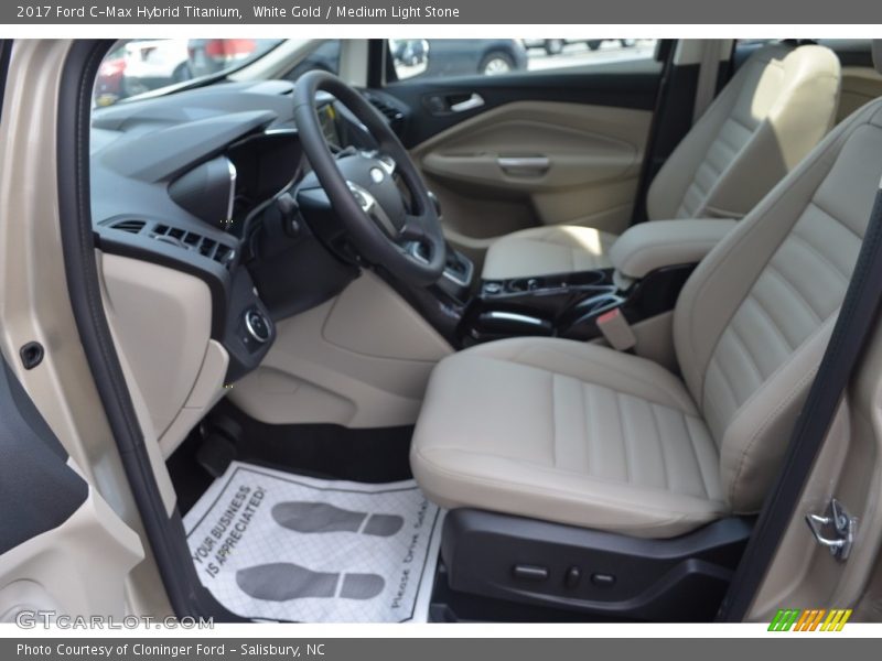 White Gold / Medium Light Stone 2017 Ford C-Max Hybrid Titanium
