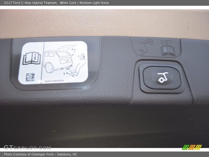 White Gold / Medium Light Stone 2017 Ford C-Max Hybrid Titanium