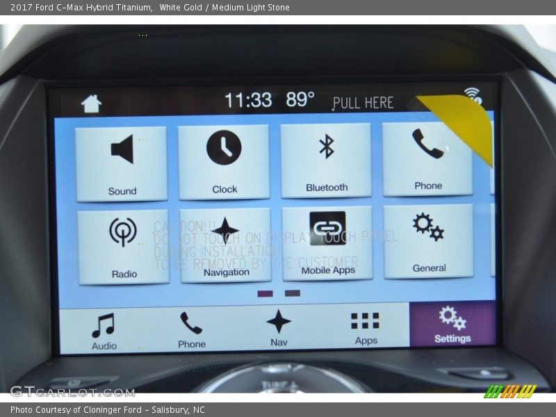 White Gold / Medium Light Stone 2017 Ford C-Max Hybrid Titanium