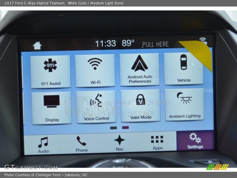 White Gold / Medium Light Stone 2017 Ford C-Max Hybrid Titanium