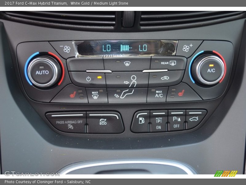 White Gold / Medium Light Stone 2017 Ford C-Max Hybrid Titanium