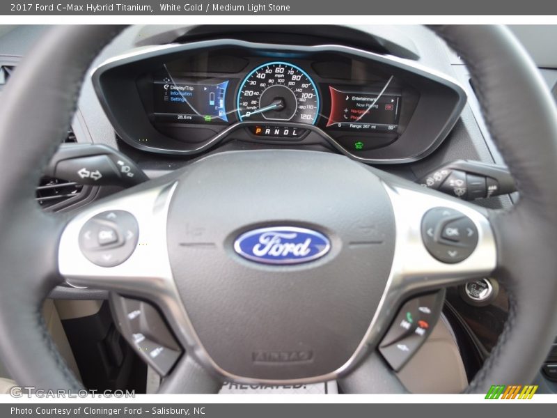 White Gold / Medium Light Stone 2017 Ford C-Max Hybrid Titanium