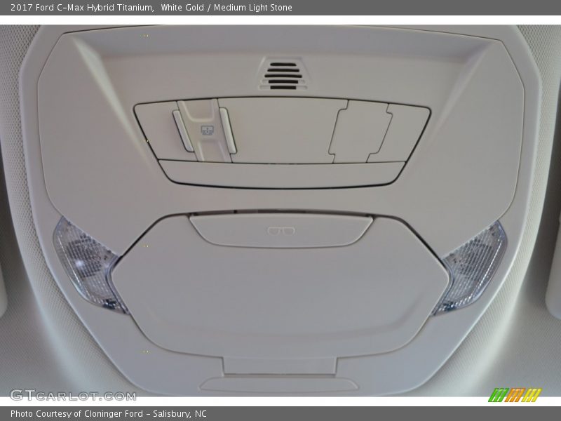 White Gold / Medium Light Stone 2017 Ford C-Max Hybrid Titanium