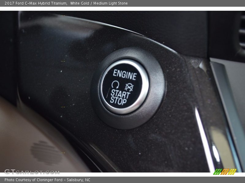 White Gold / Medium Light Stone 2017 Ford C-Max Hybrid Titanium