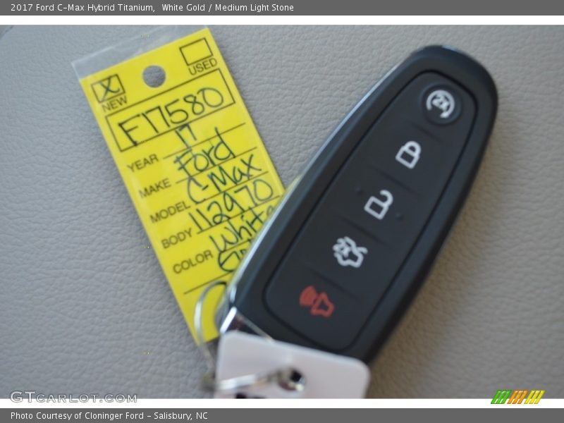 White Gold / Medium Light Stone 2017 Ford C-Max Hybrid Titanium