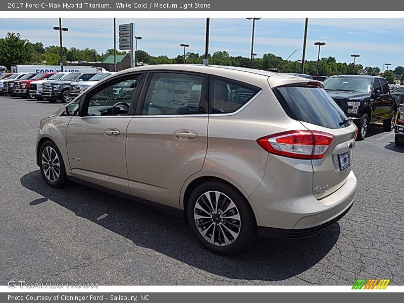 White Gold / Medium Light Stone 2017 Ford C-Max Hybrid Titanium