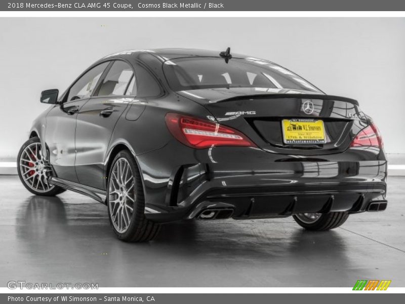 Cosmos Black Metallic / Black 2018 Mercedes-Benz CLA AMG 45 Coupe