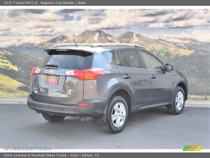 Magnetic Gray Metallic / Black 2015 Toyota RAV4 LE