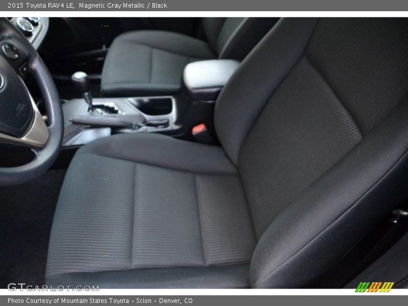 Magnetic Gray Metallic / Black 2015 Toyota RAV4 LE