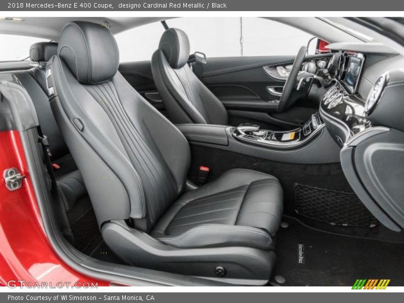 Front Seat of 2018 E 400 Coupe