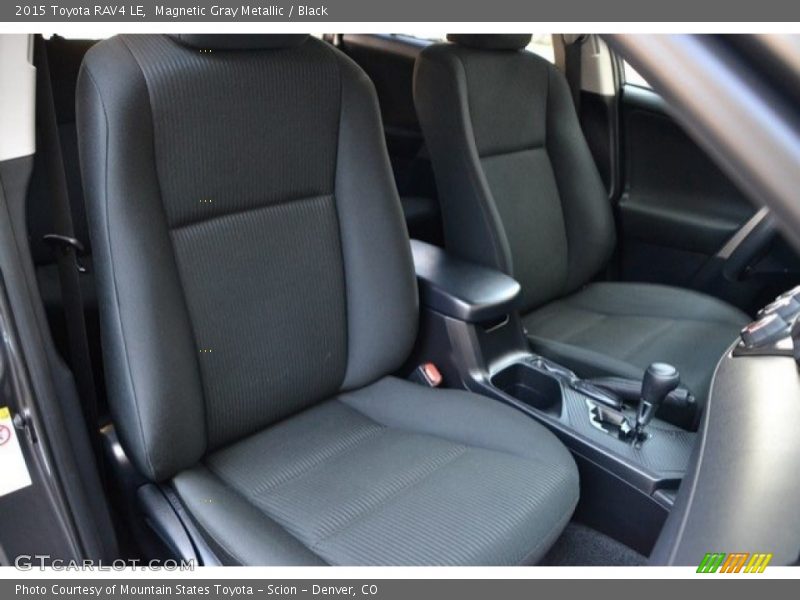 Magnetic Gray Metallic / Black 2015 Toyota RAV4 LE