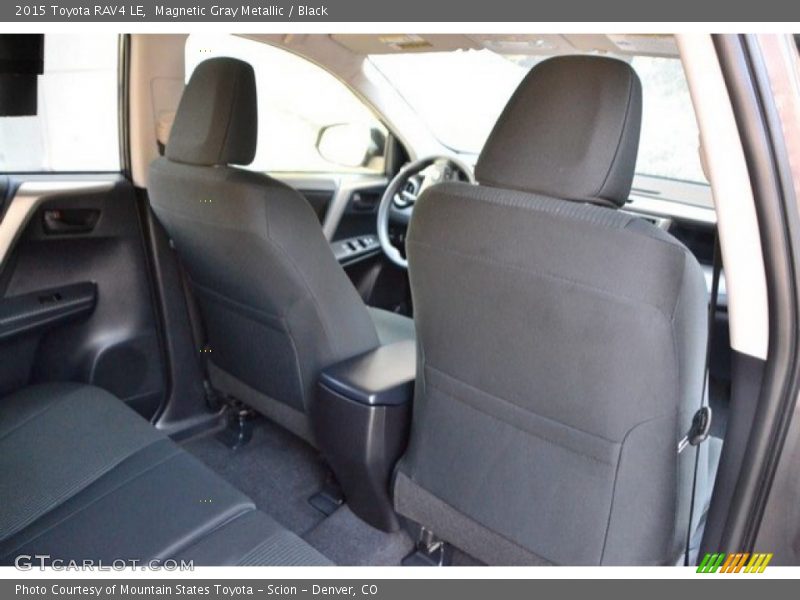 Magnetic Gray Metallic / Black 2015 Toyota RAV4 LE