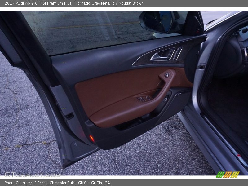 Tornado Gray Metallic / Nougat Brown 2017 Audi A6 2.0 TFSI Premium Plus