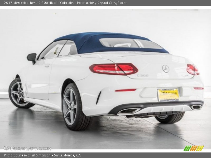Polar White / Crystal Grey/Black 2017 Mercedes-Benz C 300 4Matic Cabriolet