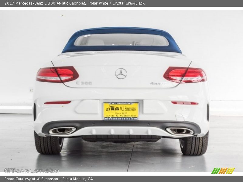 Polar White / Crystal Grey/Black 2017 Mercedes-Benz C 300 4Matic Cabriolet