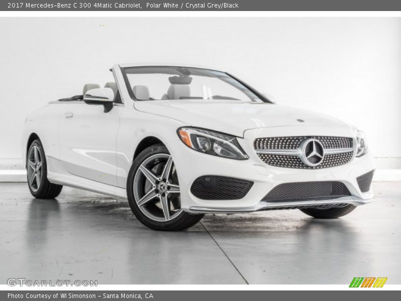 Front 3/4 View of 2017 C 300 4Matic Cabriolet