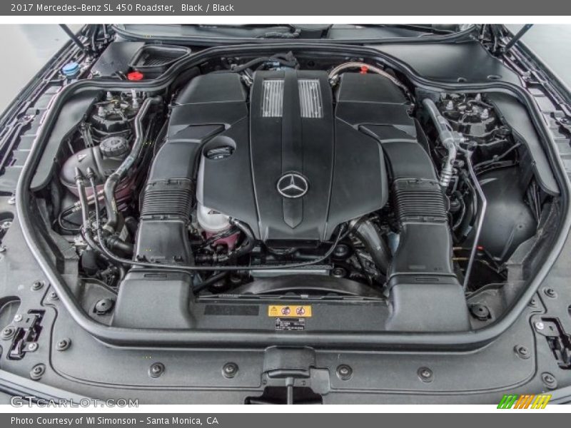Black / Black 2017 Mercedes-Benz SL 450 Roadster