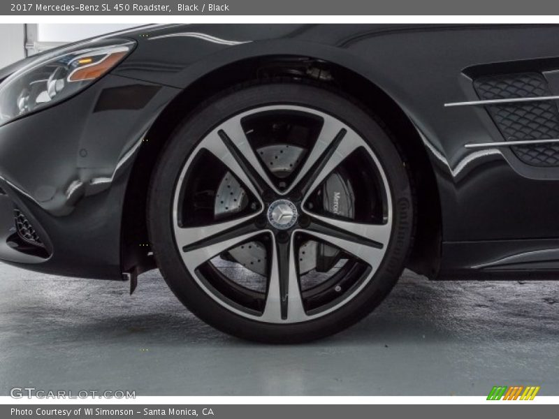 Black / Black 2017 Mercedes-Benz SL 450 Roadster