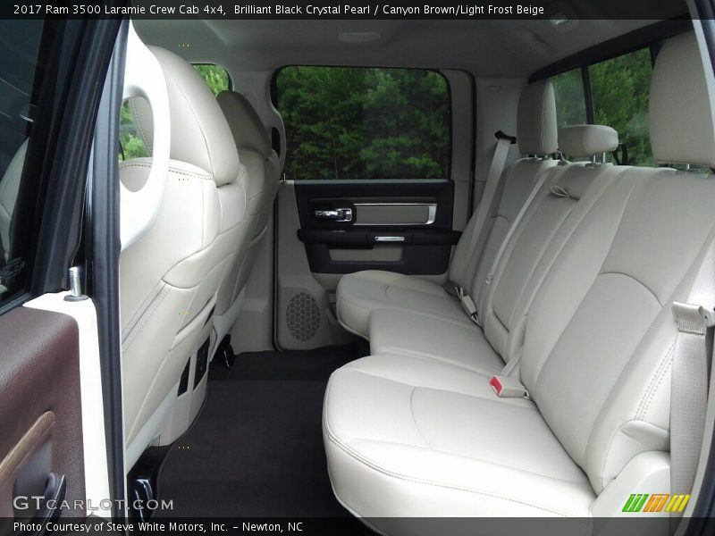 Rear Seat of 2017 3500 Laramie Crew Cab 4x4
