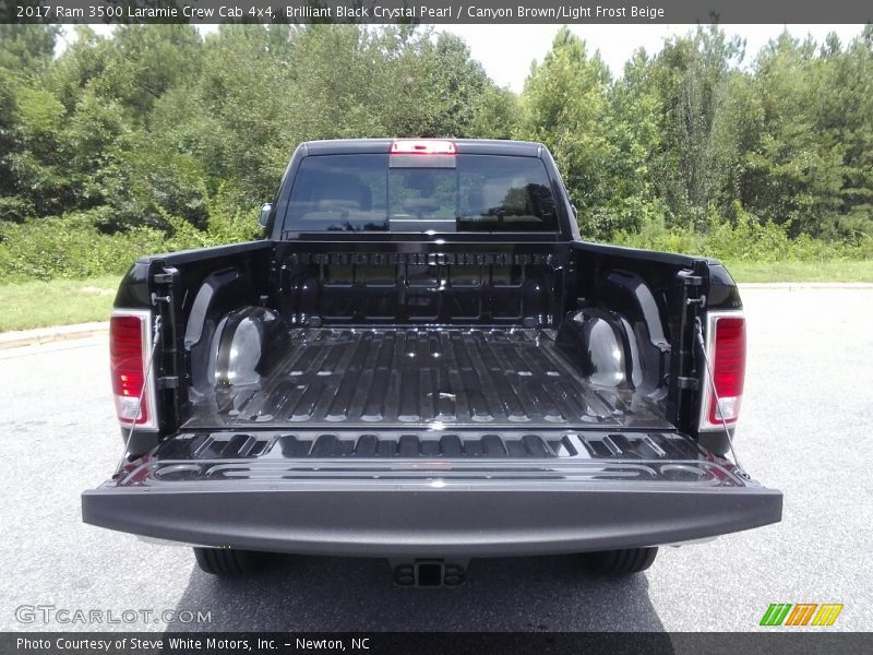 Brilliant Black Crystal Pearl / Canyon Brown/Light Frost Beige 2017 Ram 3500 Laramie Crew Cab 4x4