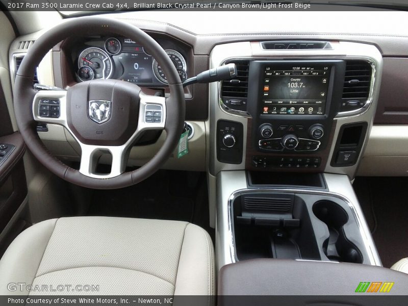 Controls of 2017 3500 Laramie Crew Cab 4x4