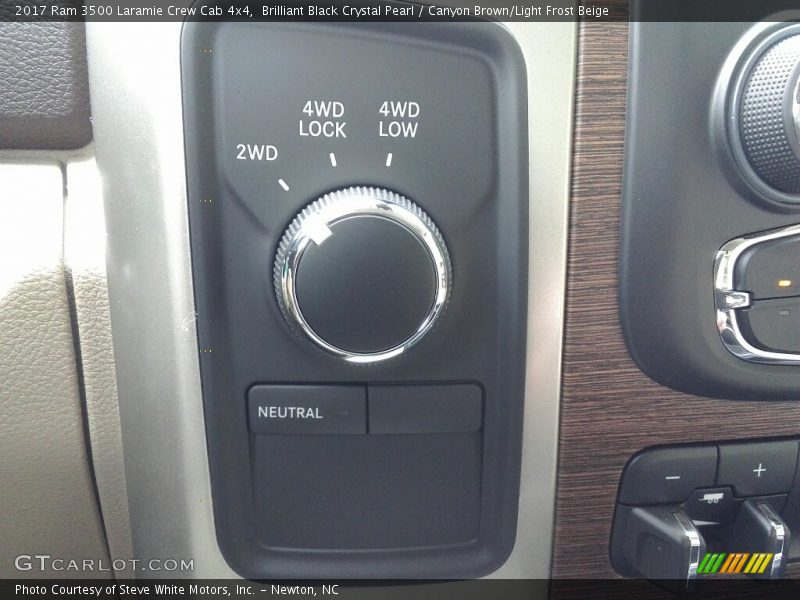 Controls of 2017 3500 Laramie Crew Cab 4x4