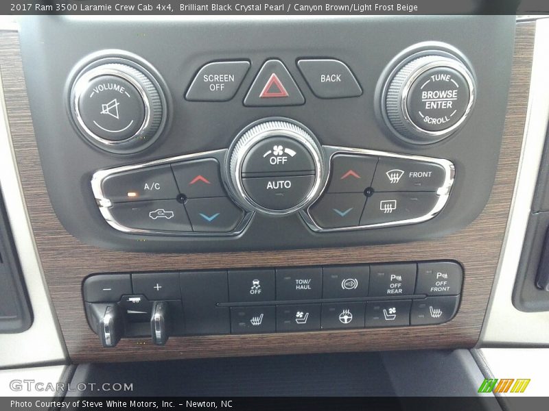 Controls of 2017 3500 Laramie Crew Cab 4x4