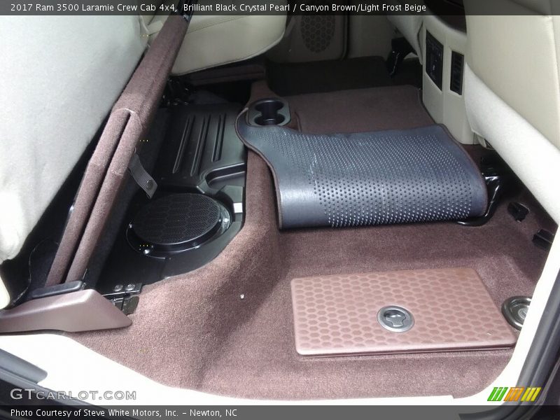 Rear Seat of 2017 3500 Laramie Crew Cab 4x4