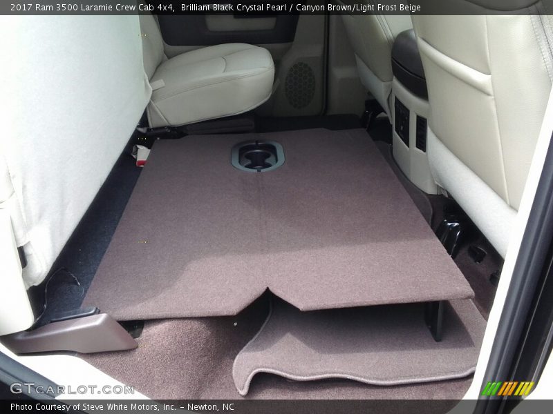 Rear Seat of 2017 3500 Laramie Crew Cab 4x4