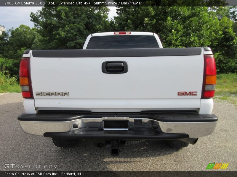 Summit White / Dark Pewter 2003 GMC Sierra 2500HD SLT Extended Cab 4x4