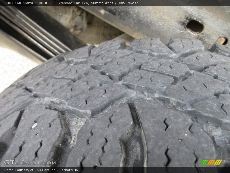 Summit White / Dark Pewter 2003 GMC Sierra 2500HD SLT Extended Cab 4x4