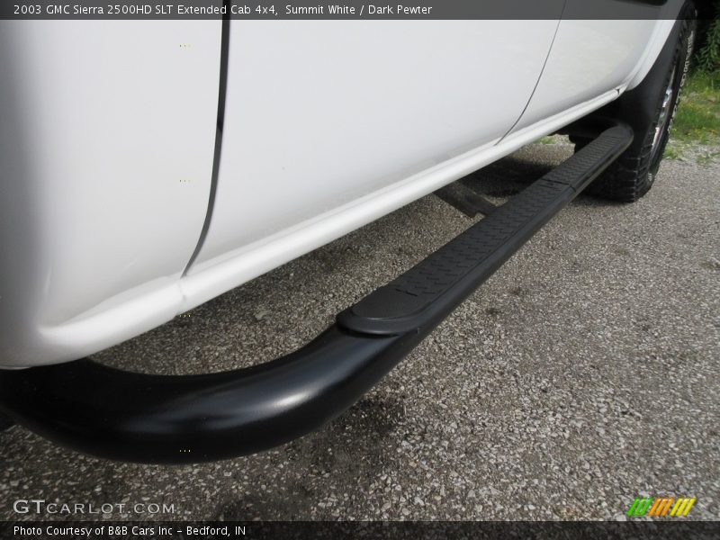Summit White / Dark Pewter 2003 GMC Sierra 2500HD SLT Extended Cab 4x4