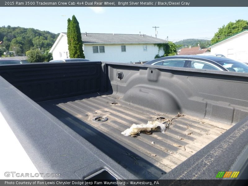 Bright Silver Metallic / Black/Diesel Gray 2015 Ram 3500 Tradesman Crew Cab 4x4 Dual Rear Wheel