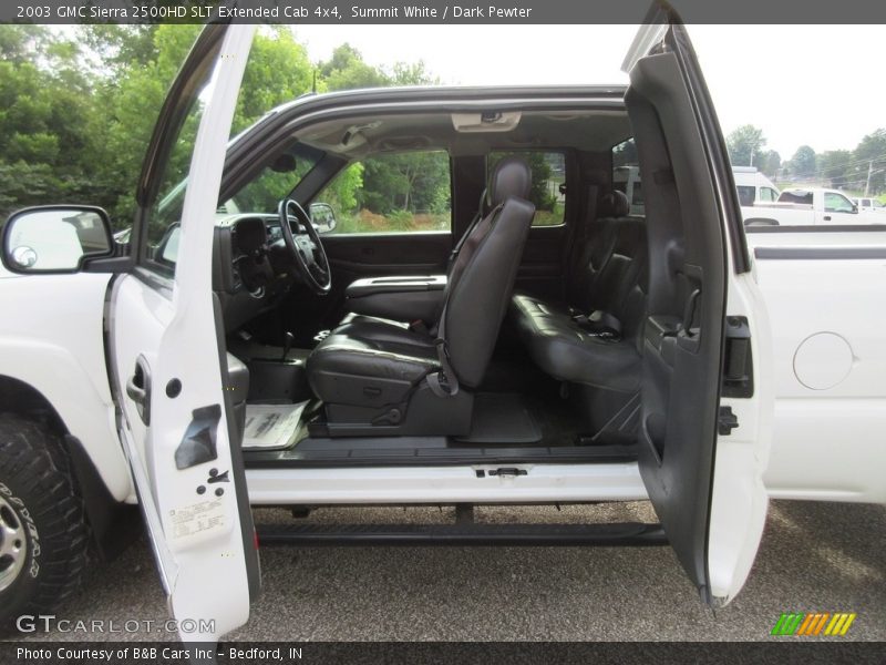 Summit White / Dark Pewter 2003 GMC Sierra 2500HD SLT Extended Cab 4x4