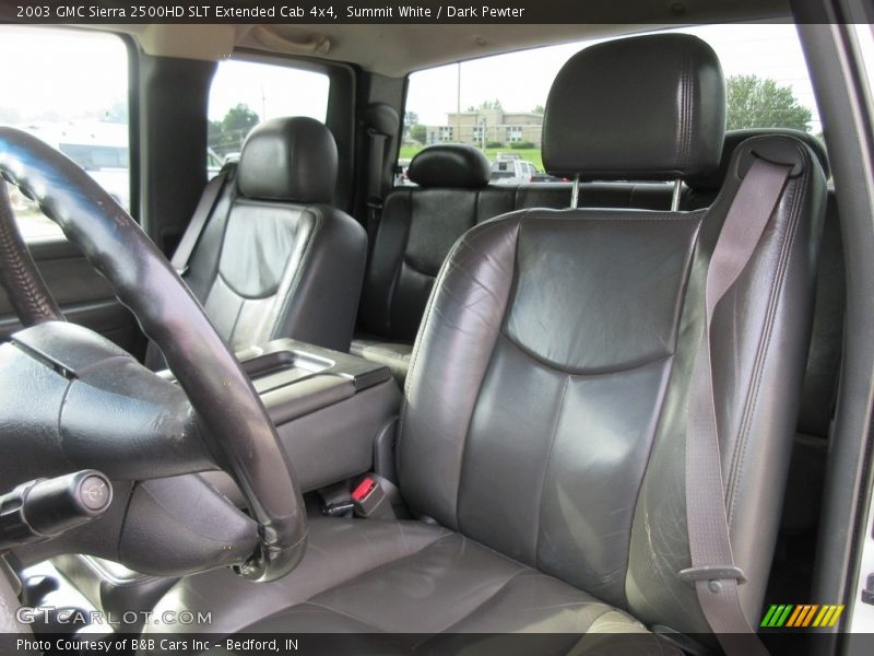 Summit White / Dark Pewter 2003 GMC Sierra 2500HD SLT Extended Cab 4x4