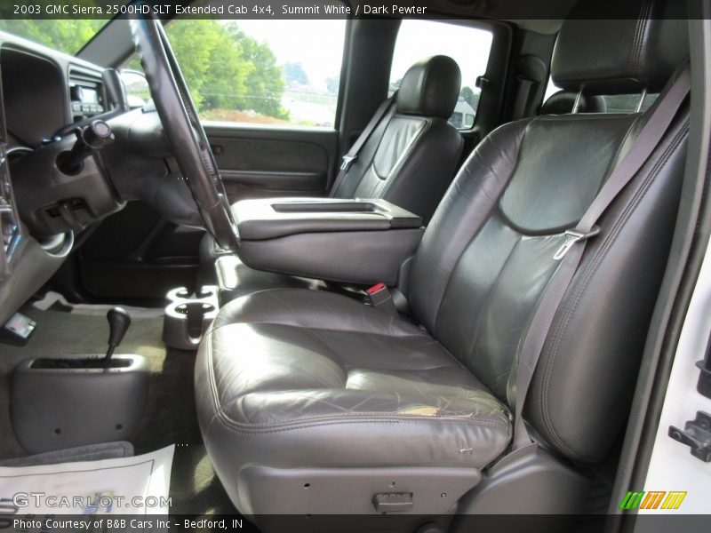 Summit White / Dark Pewter 2003 GMC Sierra 2500HD SLT Extended Cab 4x4