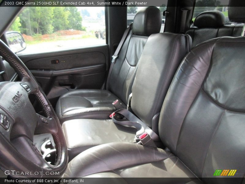 Summit White / Dark Pewter 2003 GMC Sierra 2500HD SLT Extended Cab 4x4