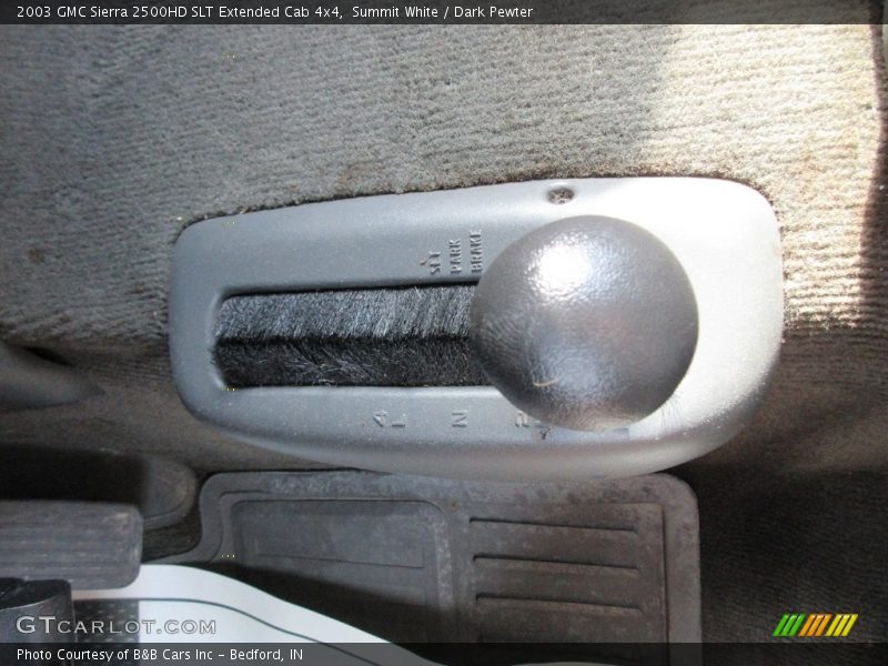 Summit White / Dark Pewter 2003 GMC Sierra 2500HD SLT Extended Cab 4x4