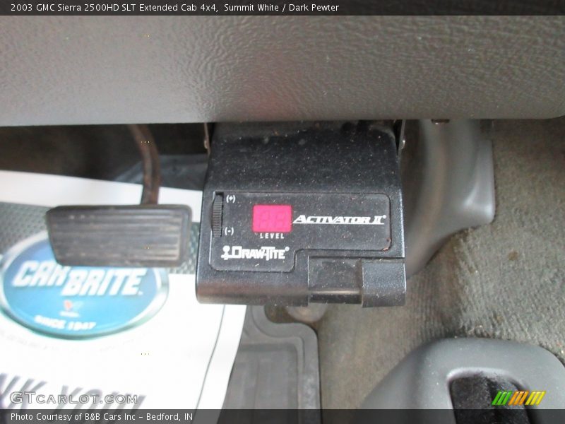 Summit White / Dark Pewter 2003 GMC Sierra 2500HD SLT Extended Cab 4x4