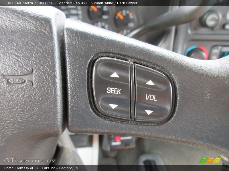 Summit White / Dark Pewter 2003 GMC Sierra 2500HD SLT Extended Cab 4x4