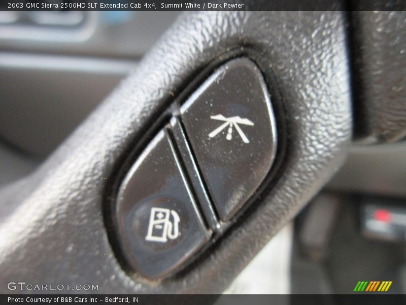 Summit White / Dark Pewter 2003 GMC Sierra 2500HD SLT Extended Cab 4x4