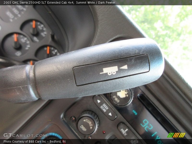 Summit White / Dark Pewter 2003 GMC Sierra 2500HD SLT Extended Cab 4x4