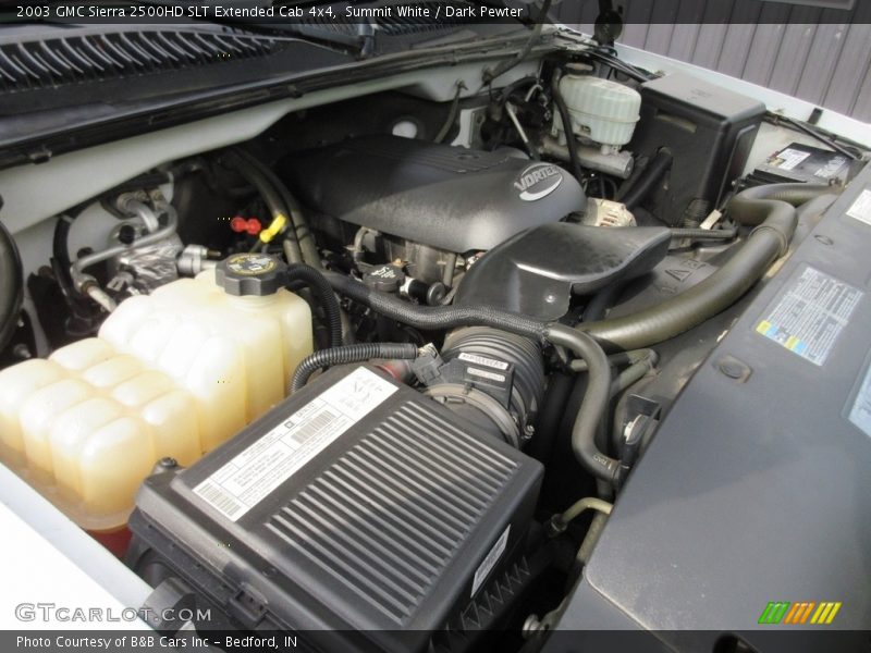 Summit White / Dark Pewter 2003 GMC Sierra 2500HD SLT Extended Cab 4x4