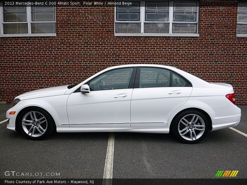 Polar White / Almond Beige 2013 Mercedes-Benz C 300 4Matic Sport